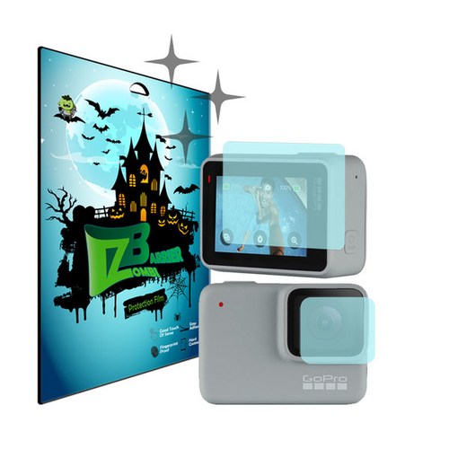 고프로 히어로 7 실버 올레포빅 액정 보호필름 2매, 단품, 2개