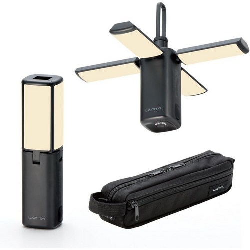 라시타 이끌었어요 랜턴 휴대용 13 400 마 충전식 캠핑 야외의 재앙 예방 야외의 방수 작은. 밝은 빛 전구 색. 따뜻해요 색. 형광 색. 데이라이트 색. EL, 300개, 블랙(updated)