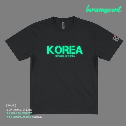 2023년 NEW KOREA 기능성 대한민국 코리아 4종 쿨론 반팔티