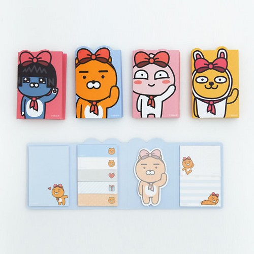 4단점착메모지