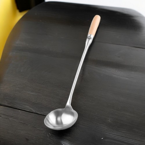 스텐 까오기3종 조리도구 업소용 중식 볶음밥 웍 국자, DS-SP06RW  신형까오기(월넛木손) 소, 1개