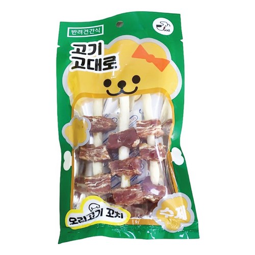 고기고대로 수제간식 오리꼬치 100g, 1개