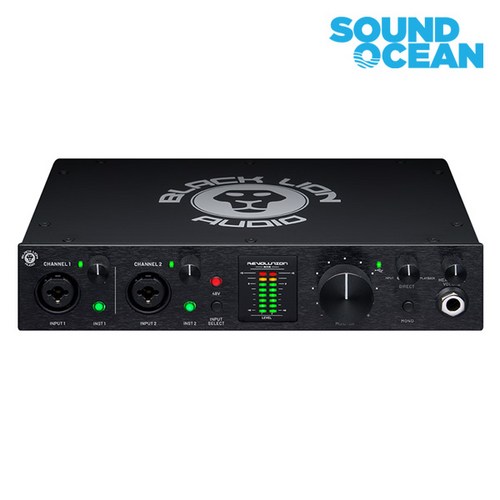 블랙라이언 오디오 인터페이스 Black Lion Audio Audio Interface, Revolution 2x2 (레볼루션 2x2)