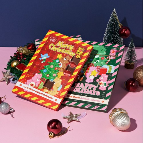 2023 케어베어 크리스마스 어드벤트 캘린더 초콜릿 레드 40g 1개