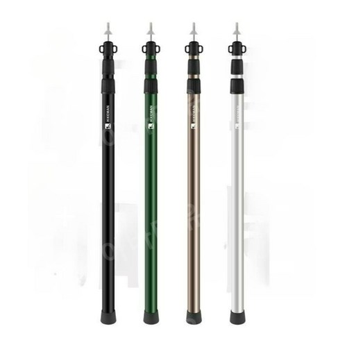 HIKEMAN 알루미늄 합금 케노피 폴 텐트 타프 폴 알루미늄 폴 m 텔레스코픽 기둥, 2.3미터 (4가지색상)