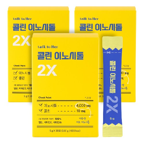 톡투허 콜린 이노시톨, 150g, 3개