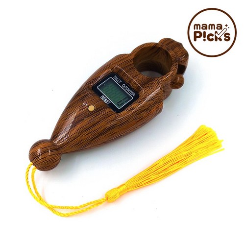 마마픽스 108배 절 염주 디지털 계수기 카운터기, 1개, 01카운터108배-우드