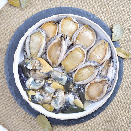 해담은 직접 기른 국내산 손질 전복+내장, 1개, 10미(290g~330g)