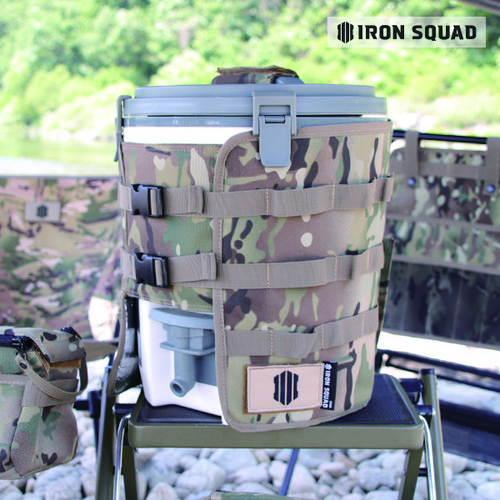 [CROO] 강철부대 공식 캠핑굿즈 스탠리 워터저그 커버 7.5L [멀티카모/블랙카모], 멀티카모