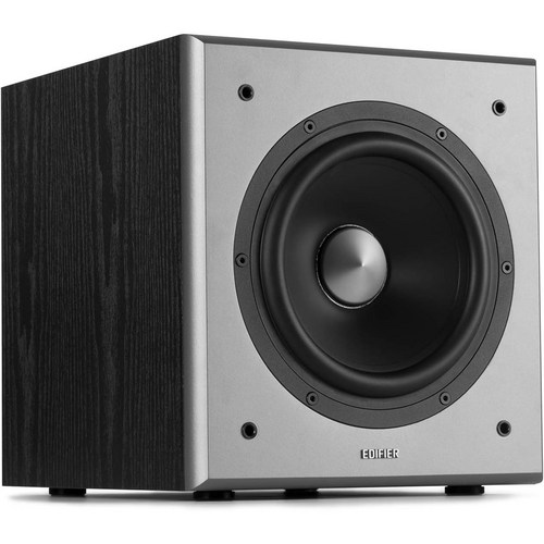 Edifier T5 동력 서브우퍼 8인치 드라이버 및 저역 통과 필터 포함 70w RMS 액티브 우퍼 갱신