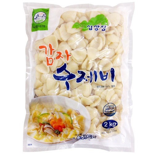 송학식품 십장생 감자 수제비, 2kg, 1개 - 감자 수제비 추천