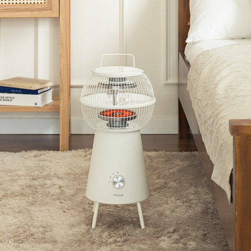 신일전자 원통형 하이라이트 전기히터, SEH-ZVS1200H, 아이보리
