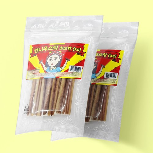 직접제조!! 100%한우 언니우스틱 소형견 XS 6~7개입 10Cm, 1개, 40g, 1팩