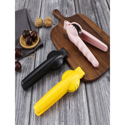 제스트풀 밤까는 호두까는 기계 밤가위 밤칼집 손질가위 십자칼, 1개, 블랙