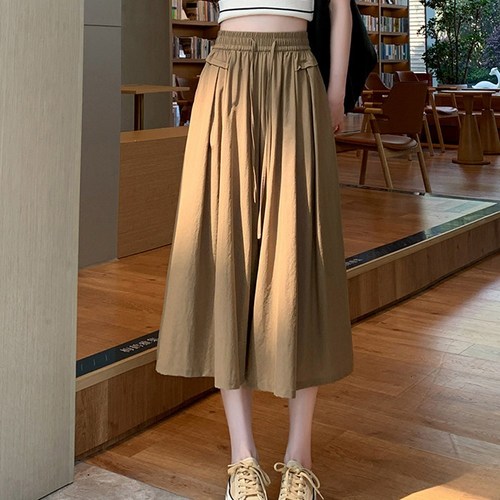 나이스플 여성 치마 바지 와이드 팬츠