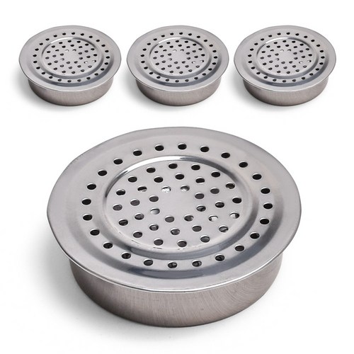 두일기업 60파이 장농 숯그린 공기망 크롬 5개, 1세트