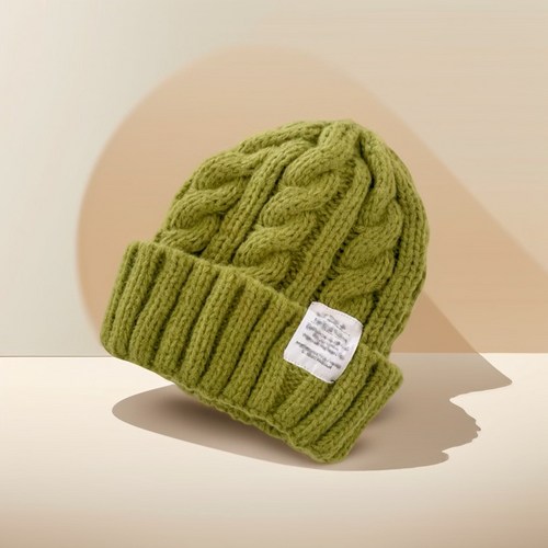 올리노 포근한 남여공용 겨울 모자 니트비니 꽈배기비니