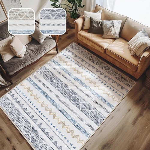 러그킹 플랫러그 거실카페트 먼지없는러그 거실방수카페트아트 워셔블카펫트 단모러너 패트