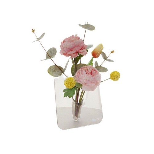 수기점포 아크릴 꽃병 액자형(꽃 불포함)