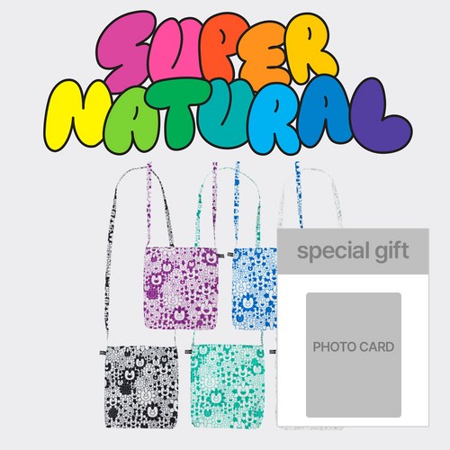 [특전포카증정] 뉴진스 앨범 슈퍼내추럴 Supernatural MURAKAMI 무라카미 Cross bag ver (버전선택)(크로스백+포토북+주얼CD 외), 05.하니+포카1종
