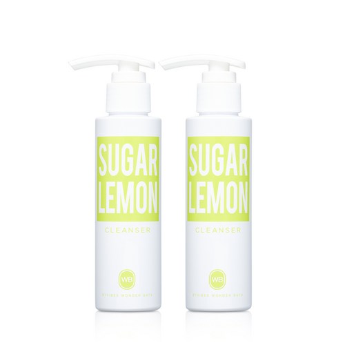 원더바스 레몬청 클렌저 슈가&레몬, 2개, 120ml