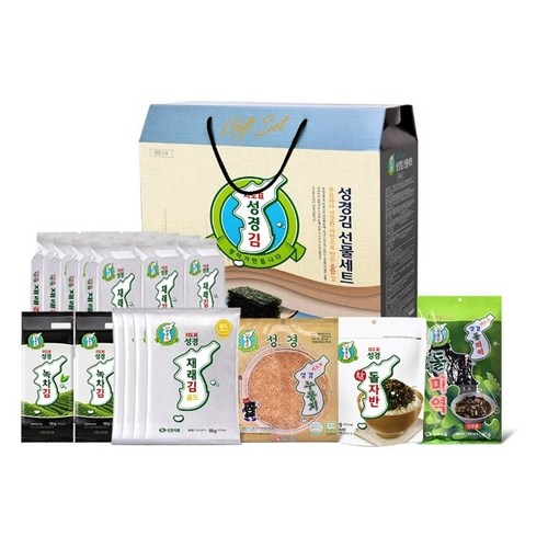 [성경김본사] 지도표성경김 종합B호 선물세트 6종구성