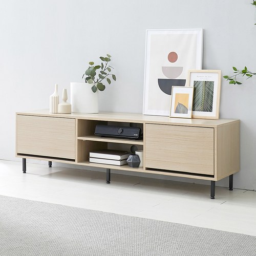 가이온 라인 세레스 1200/1500/1800 size 6colos 서랍형 거실장 tv다이 거실 수납장 높은거실장, 메이플, 15. 세레스 1500 2선반형 거실장
