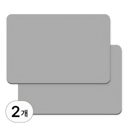 1+1 세트 빨아쓰는 규조토 발매트 모던 욕실 매트 대리석 화장실 미끄럼방지매트 예쁜 주방 잡화 폭신 물흡수 발판, 그레이, 60cm, 2개