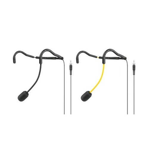 젠하이저 HT-747 에어로빅용 스포츠용 헬스장용 넥밴드마이크 SENNHEISER, 옐로우