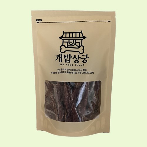 개밥상궁 강아지 애견 수제 간식의 정석 오리 안심 대용량 150g X 2개, 2팩, 오리안심