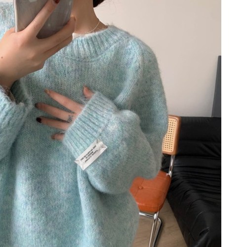 바비썬 66 제이 여성 풀오버 니트탑 루즈핏 니트티