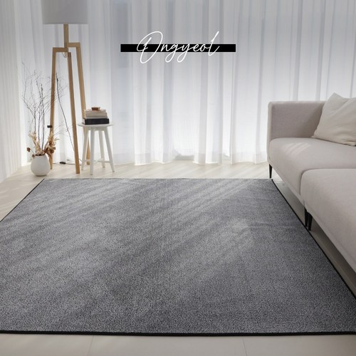 온결 먼지없는 워셔블 단모 사각 러그 카페트