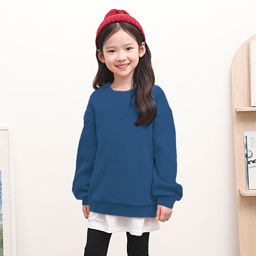 키즈코디 아동용 기모 핏좋은 오버핏 맨투맨