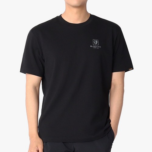 블랙야크 베이직 라운드넥 사각로고 반팔 티셔츠