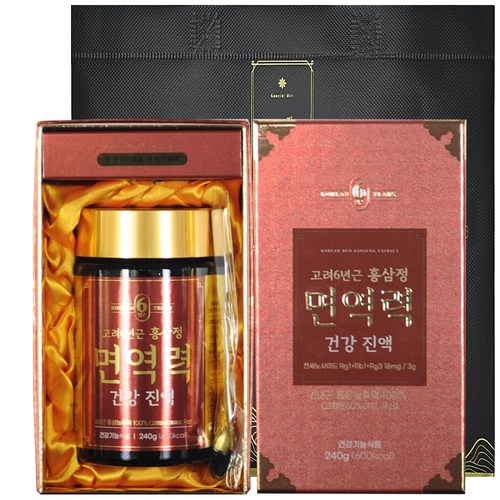 대한홍삼 고려6년근 홍삼정 면역력 건강 진액, 1개, 240g