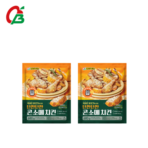 체리부로 신제품 콘소메 치킨 680g, 2개