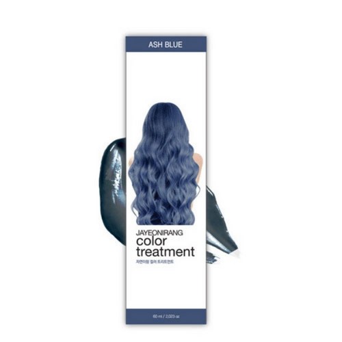 자연이랑 컬러 트리트먼트 60ml_애쉬 블루, 애쉬 블루, 3개