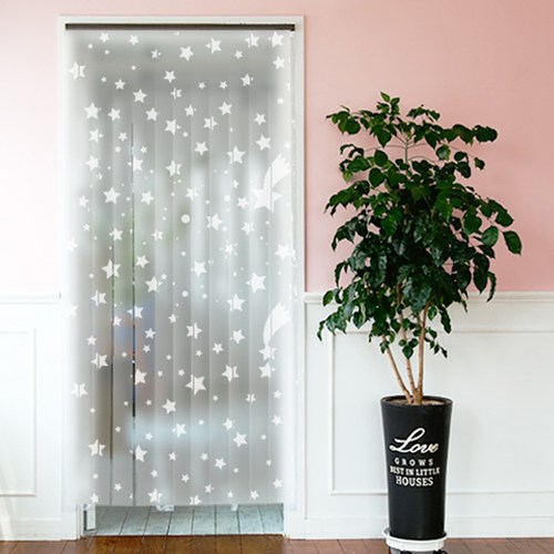 한일 현관 파리문발 반투명 2종 PVC문발