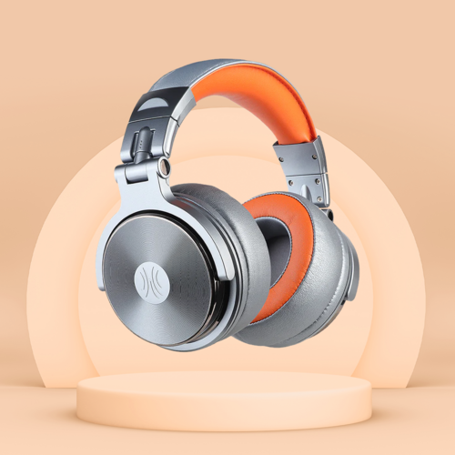 원오디오 Pro-50 유선 헤드폰 (한국 유일 총판) (유선헤드셋 헤드폰 유선헤드폰 모니터링헤드폰), 실버, 프로 50