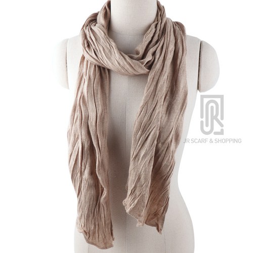 가을 스카프 면 무지 주름 머플러 커플 목도리 봄 겨울