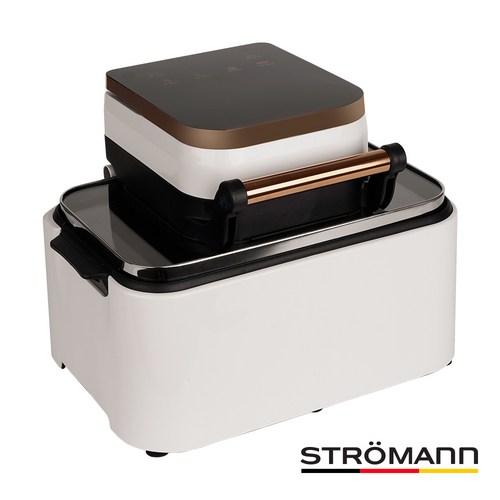 [당일출고]스트로만 탑글라스 대용량 12L 에어프라이어, 12L에어프라이어 블랙