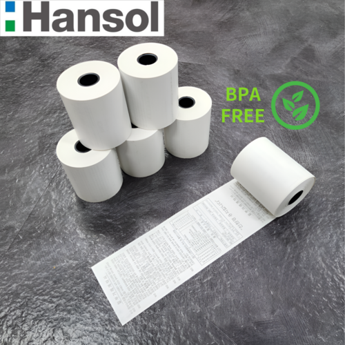 제바 친환경 감열지 57x50 한솔제지 카드단말기 영수증 용지, 10롤, 57x50 뒷면 할부약관