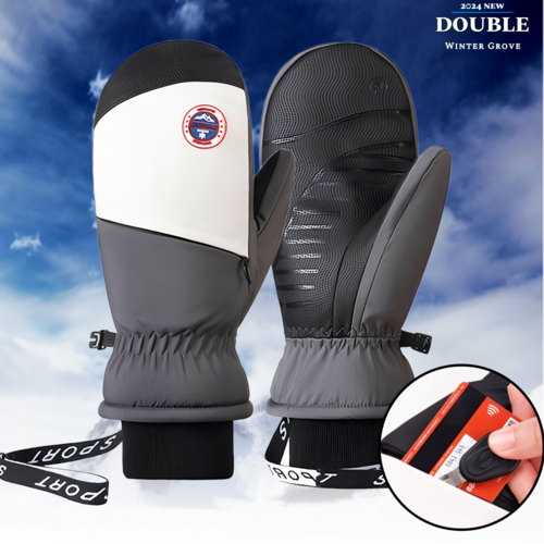 더블파이브 방한 스키 터치 벙어리 장갑