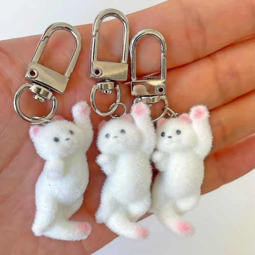 에스조이 토이 수달 고양이 동물 키링 가방 핸드폰 휴대폰 열쇠고리 어린이 캐릭터 키홀더, 1개, 토이젤리냥