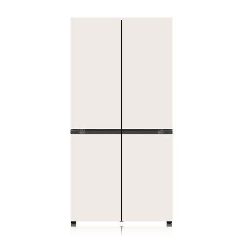 [색상선택형] LG전자 오브제 컬렉션 870L 베이직 상냉장 하냉동 프리스탠딩 양문형 4도어 메탈 디오스 냉장고 방문설치, T875MEE012