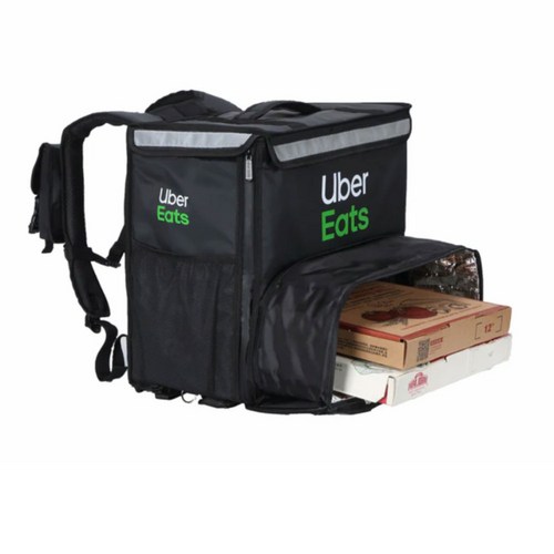 우버이츠 배달 가방 백팩 배민커넥트 블랙 Delivery Bag with Logo