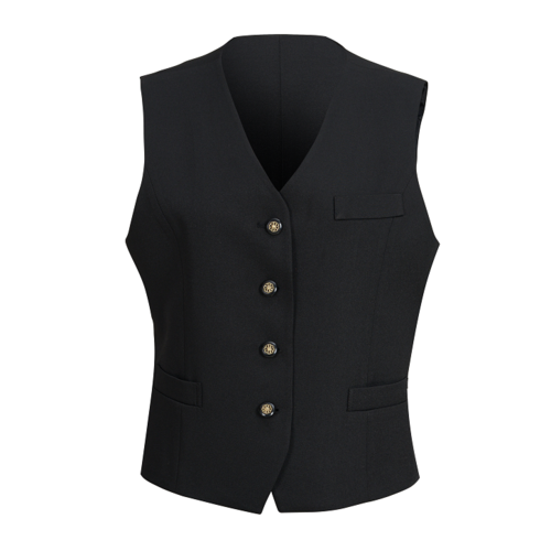 기본 블랙 조끼 -GSV-110 서빙조끼 서빙셔츠 서빙복 여자유니폼 음식점유니폼 식당유니폼 홀서빙복 서빙복 웨이터조끼 홀유니폼