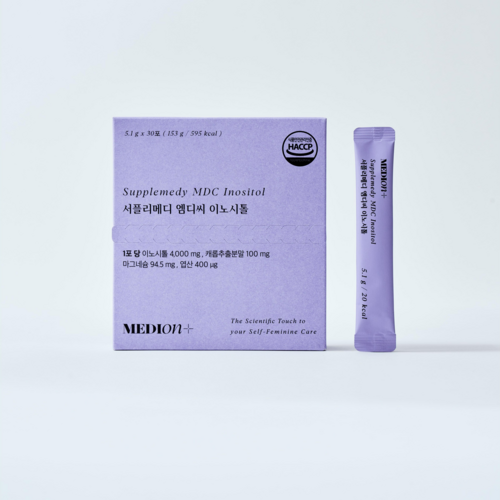 메디온 서플리메디 엠디씨 이노시톨 MDC 4000mg 엽산 비타민B, 153g, 1개