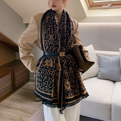 글램디아 부드러운 캐시미어 감촉 가을 겨울 롱 머플러 여성 숄 스카프 목도리 간절기 코디