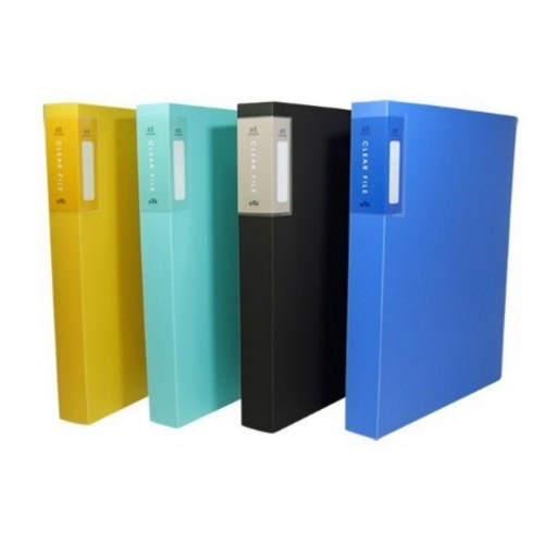 드림 클리어화일 60매, 노랑, 8개